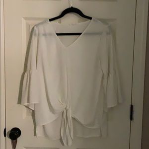 Pleione white blouse